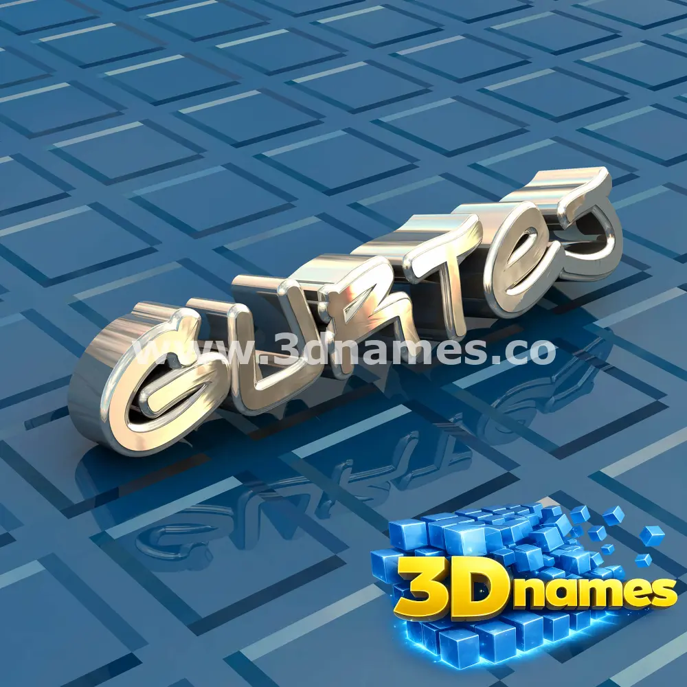 gurtej in Blue Bling style - 3D name wallpaper