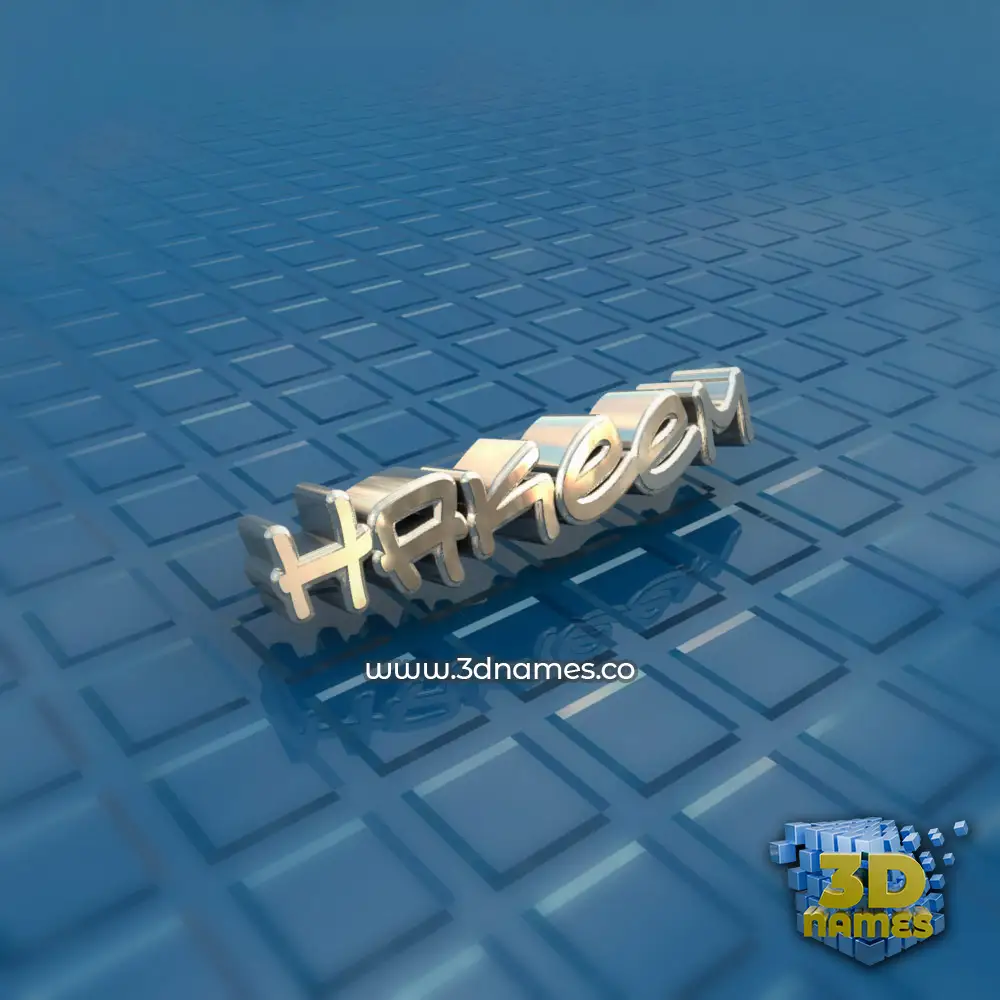 hakeem in Blue Bling style - 3D name wallpaper