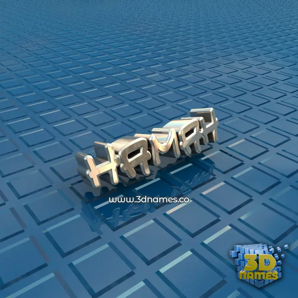 hamah in Blue Bling style - 3D name wallpaper