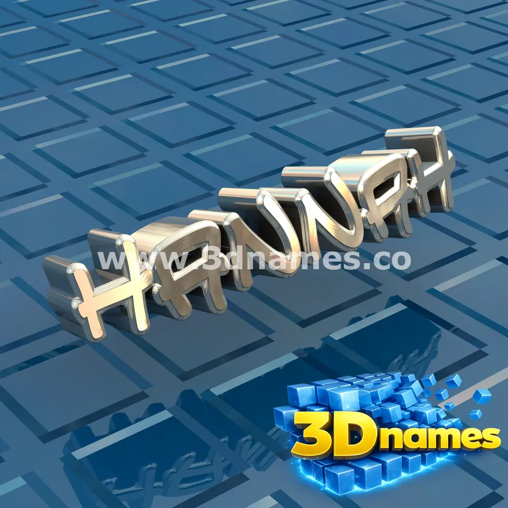 hannah in Blue Bling style - 3D name wallpaper