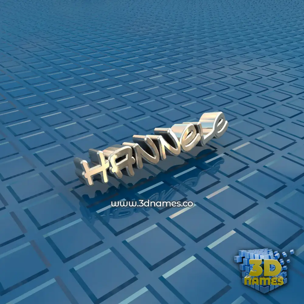 hannele in Blue Bling style - 3D name wallpaper
