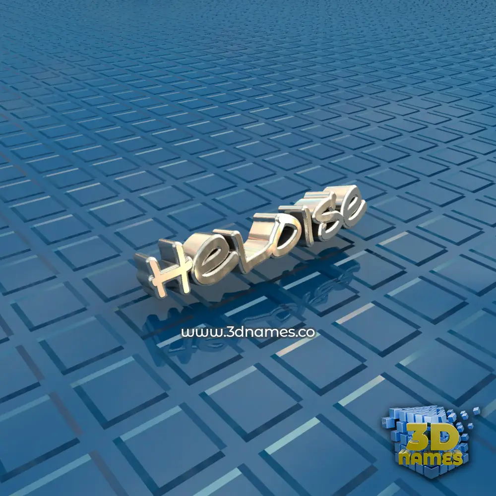 heloise in Blue Bling style - 3D name wallpaper