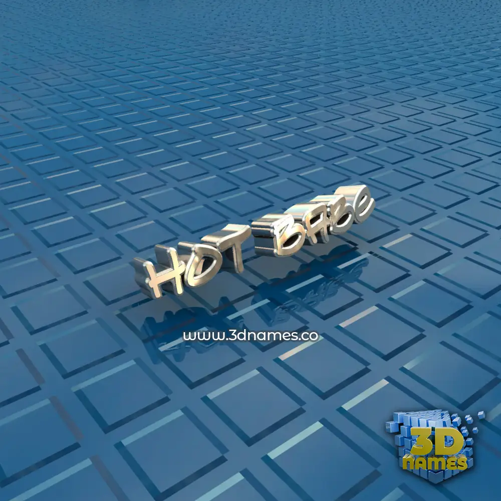 hot babe in Blue Bling style - 3D name wallpaper