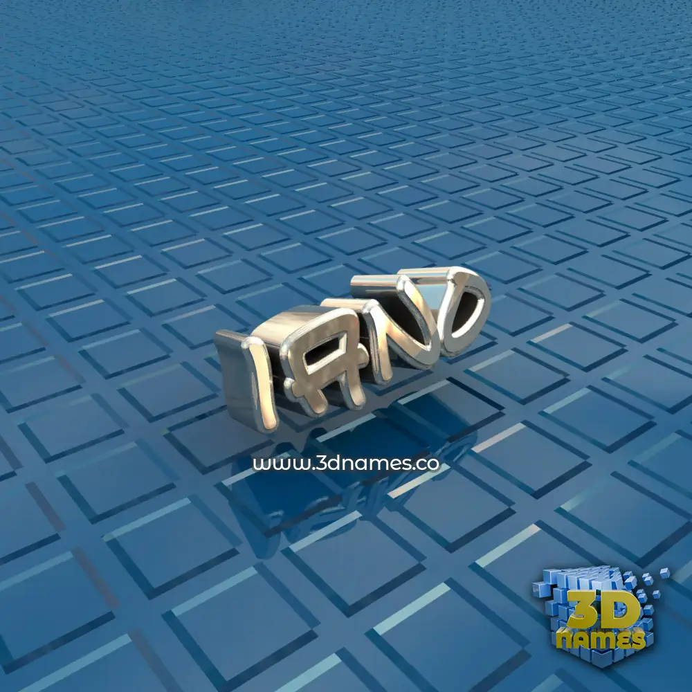 iano in Blue Bling style - 3D name wallpaper