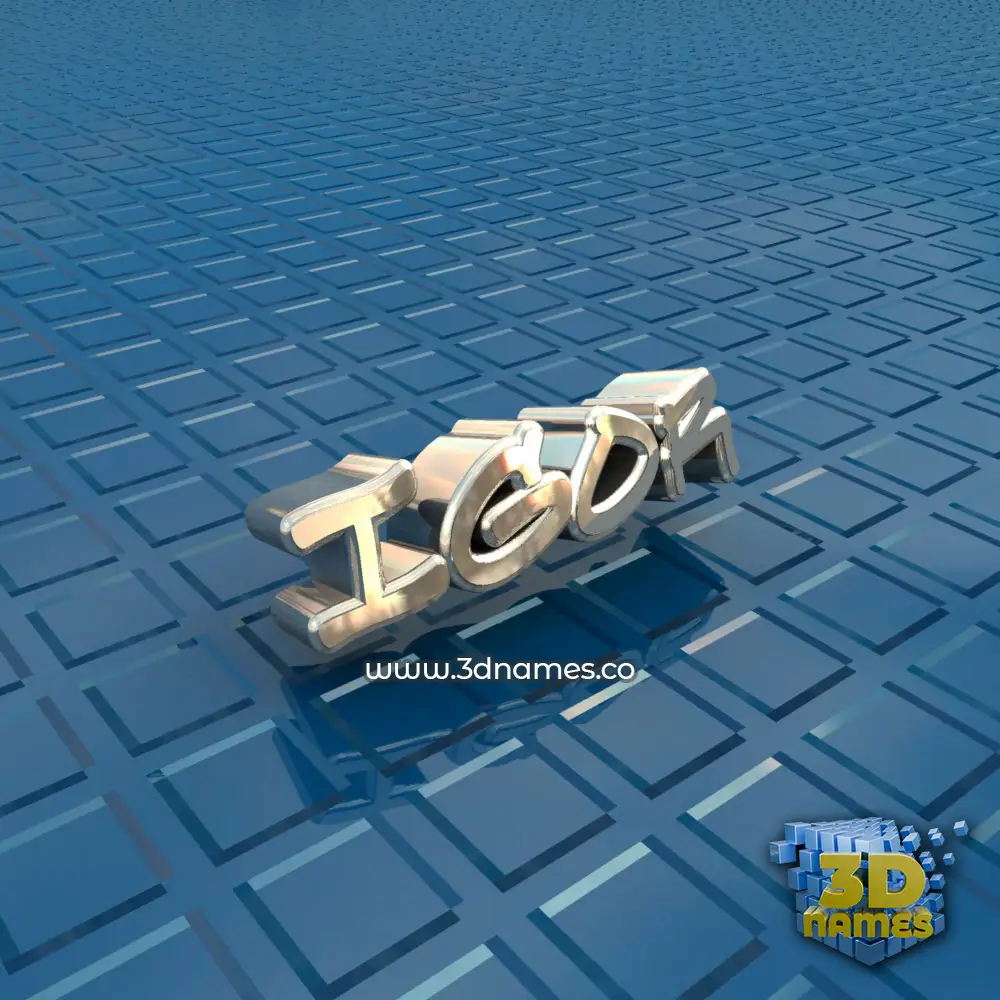 igor in Blue Bling style - 3D name wallpaper