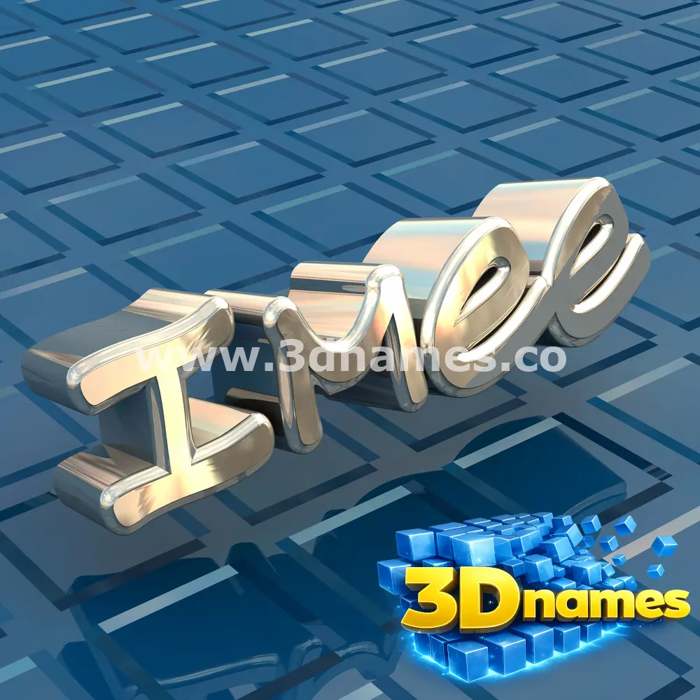 imee in Blue Bling style - 3D name wallpaper