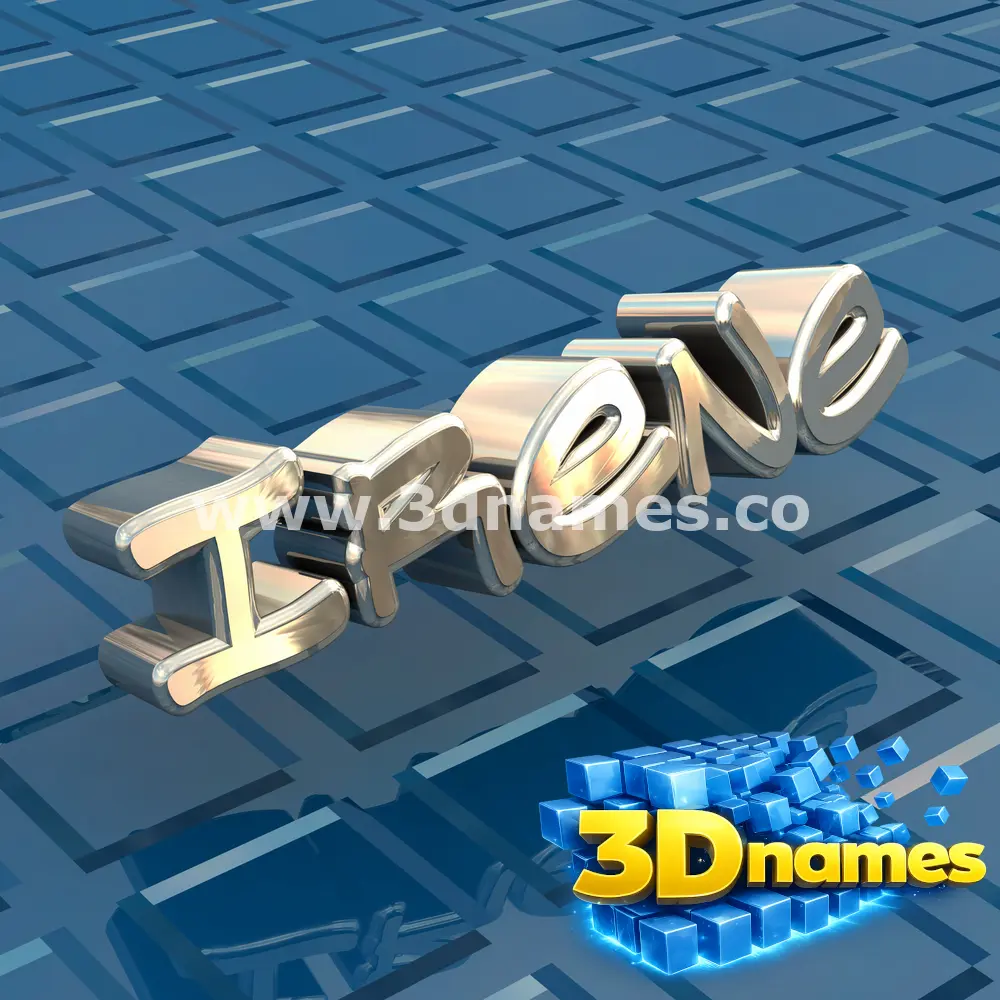 irene in Blue Bling style - 3D name wallpaper