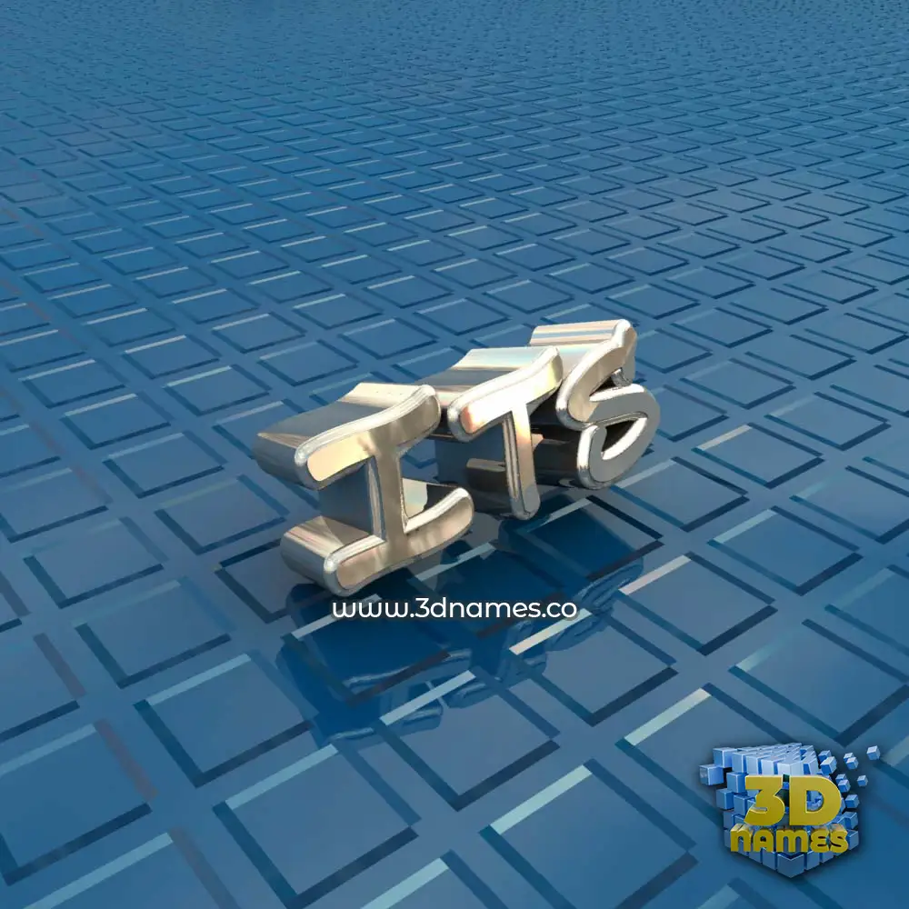 its in Blue Bling style - 3D name wallpaper