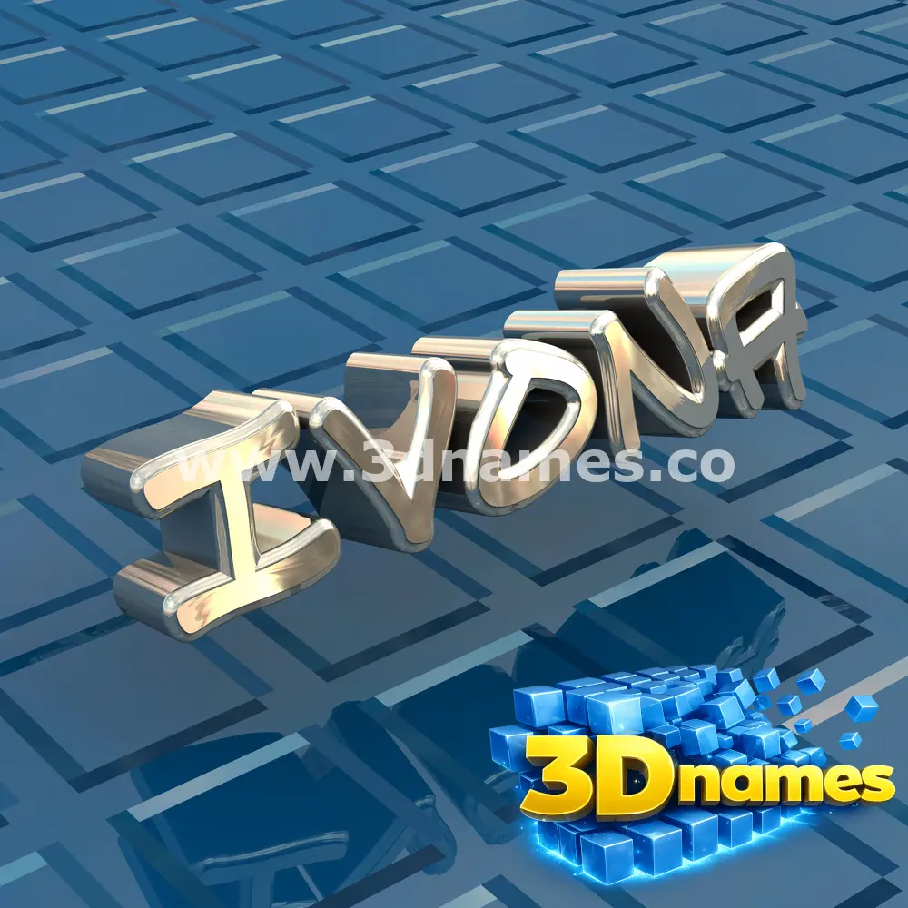 ivona in Blue Bling style - 3D name wallpaper