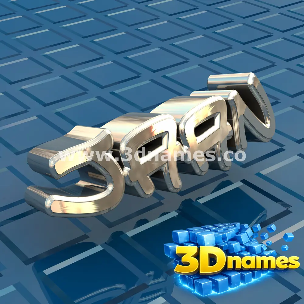 jaan in Blue Bling style - 3D name wallpaper