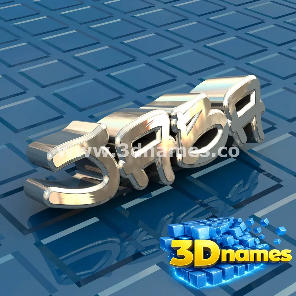 jaba in Blue Bling style - 3D name wallpaper