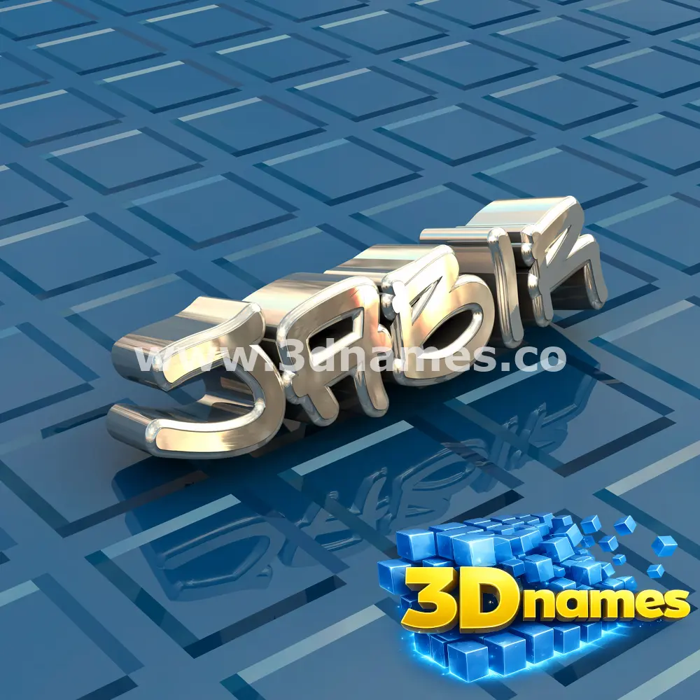 jabir in Blue Bling style - 3D name wallpaper
