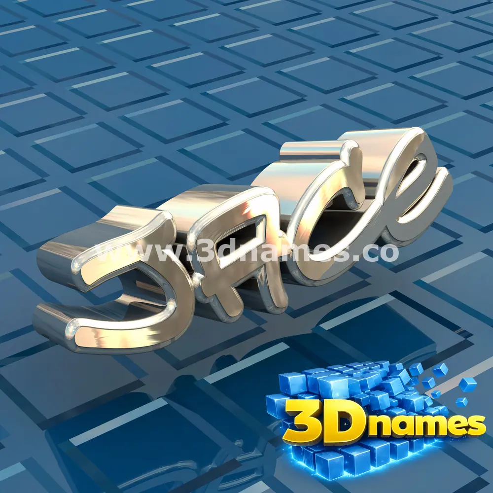 jace in Blue Bling style - 3D name wallpaper