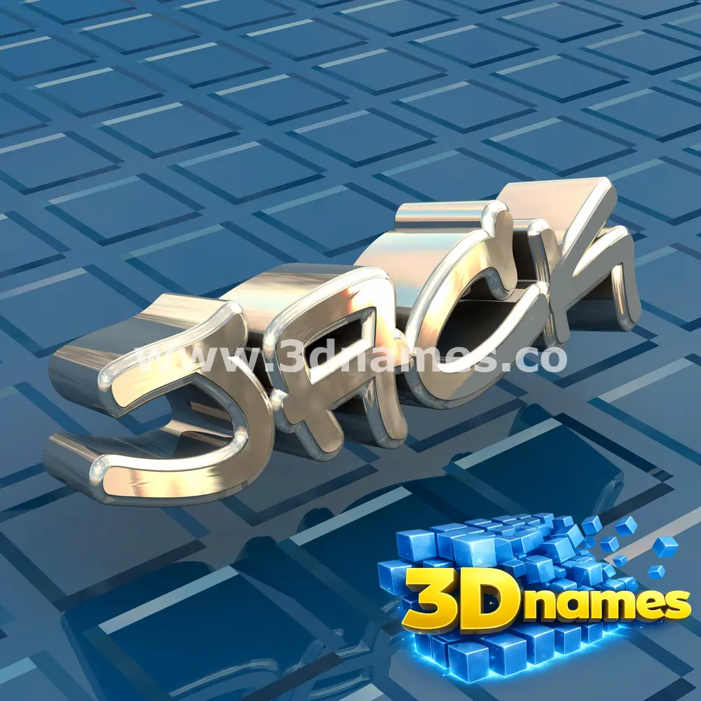 jack in Blue Bling style - 3D name wallpaper