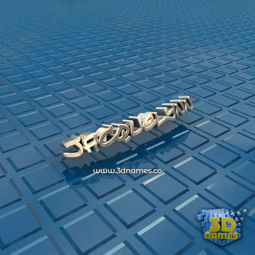 jacquelynn in Blue Bling style - 3D name wallpaper