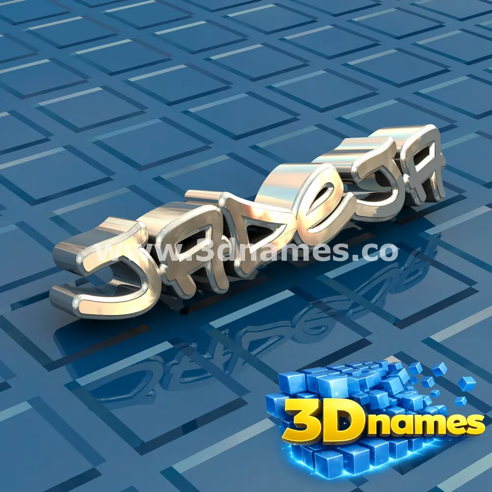 jadeja in Blue Bling style - 3D name wallpaper
