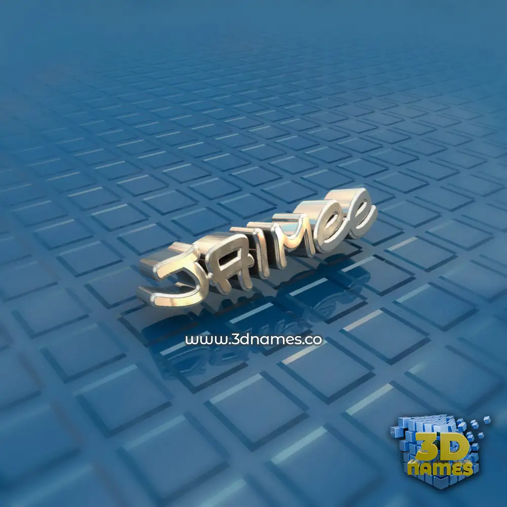jaimee in Blue Bling style - 3D name wallpaper