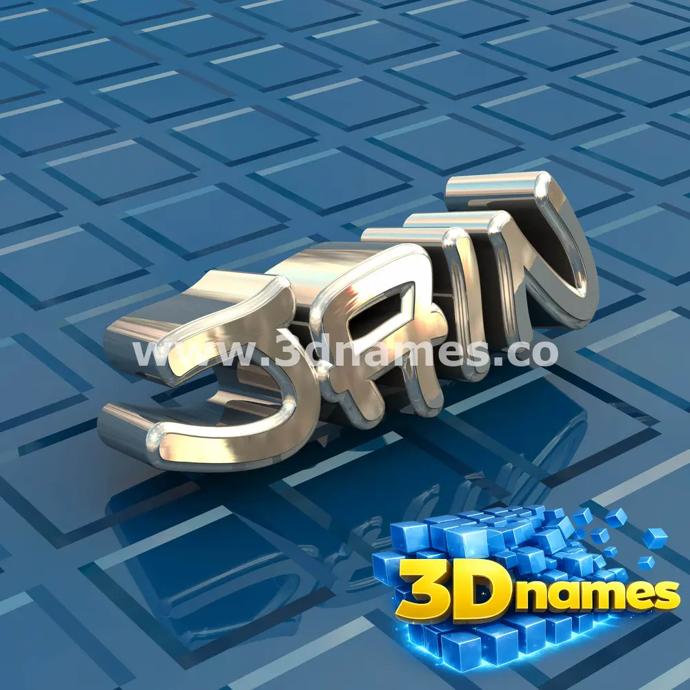 jain in Blue Bling style - 3D name wallpaper