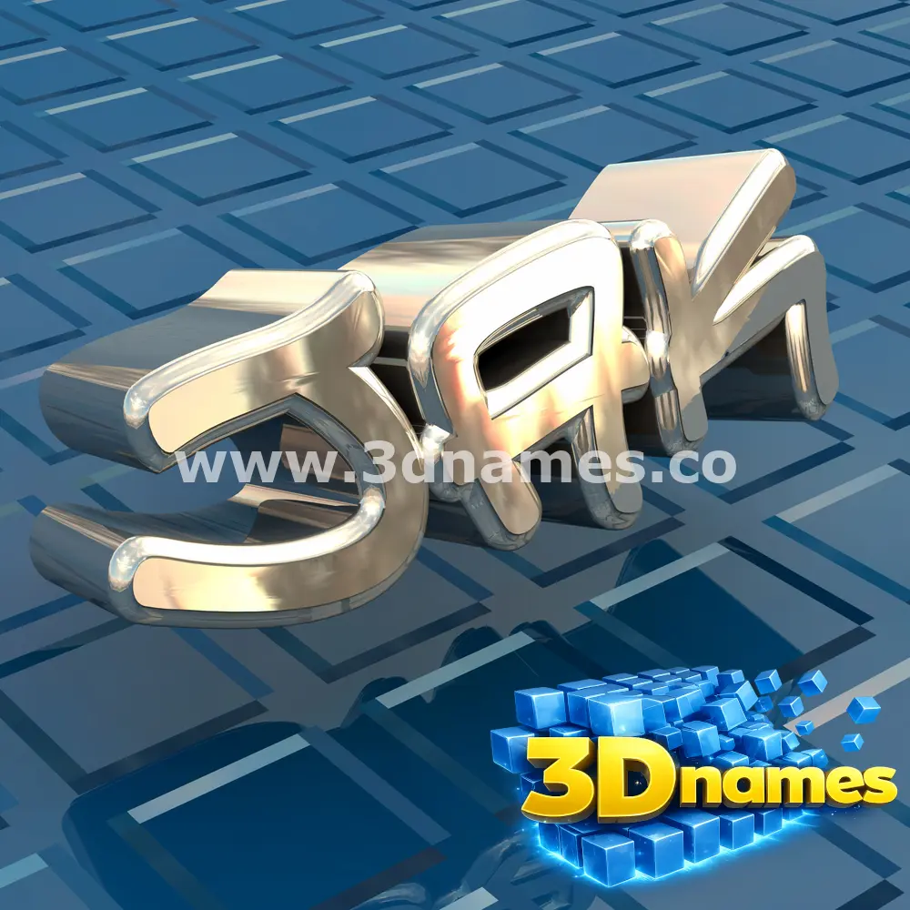 jak in Blue Bling style - 3D name wallpaper