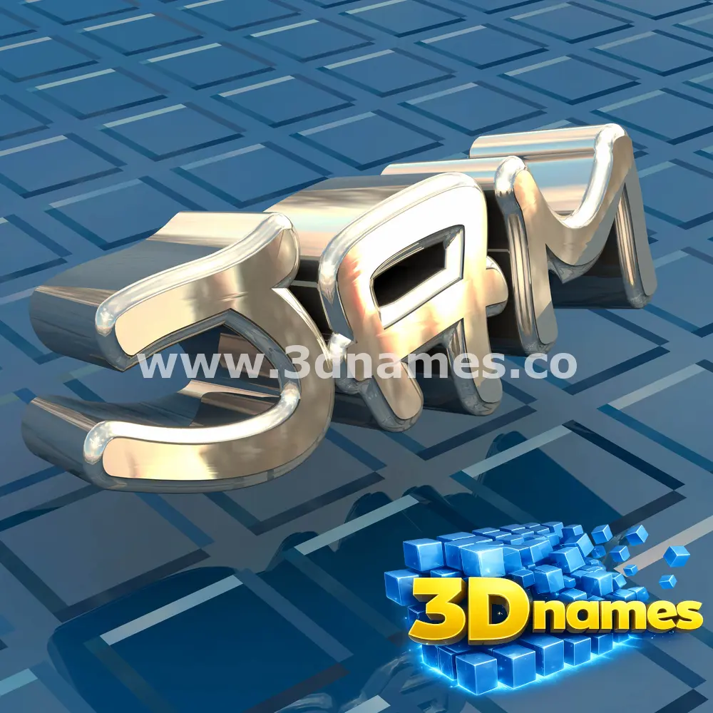 jam in Blue Bling style - 3D name wallpaper