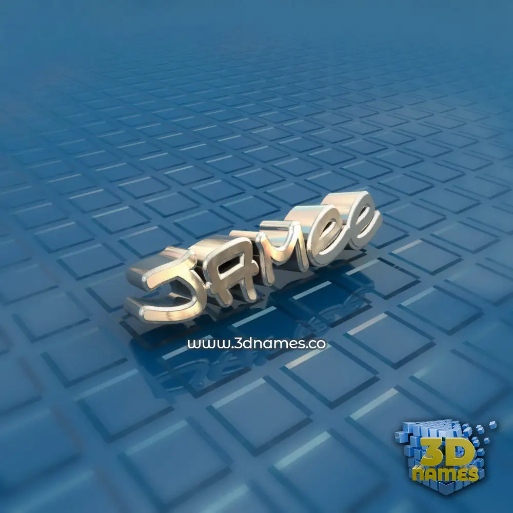 jamee in Blue Bling style - 3D name wallpaper