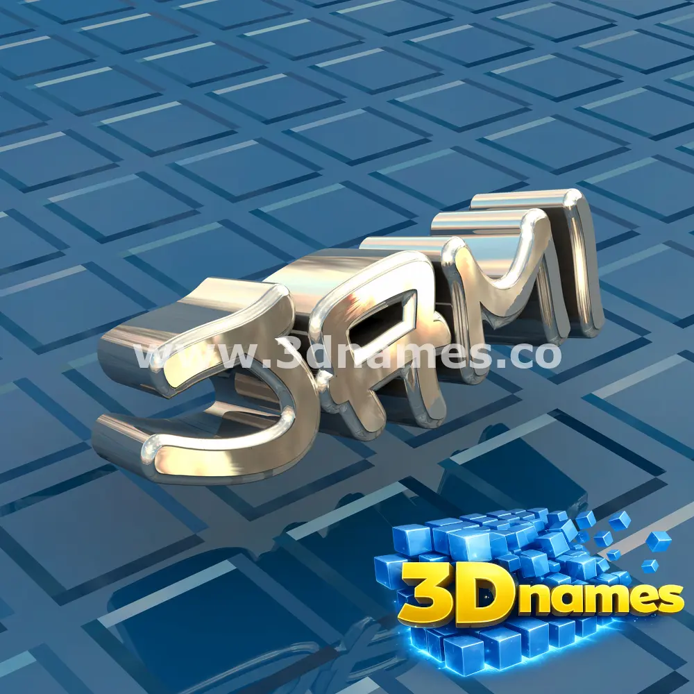 jami in Blue Bling style - 3D name wallpaper