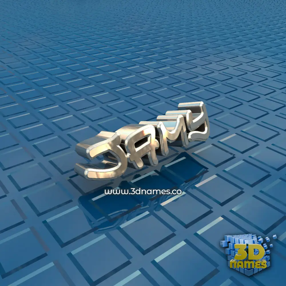 jamy in Blue Bling style - 3D name wallpaper