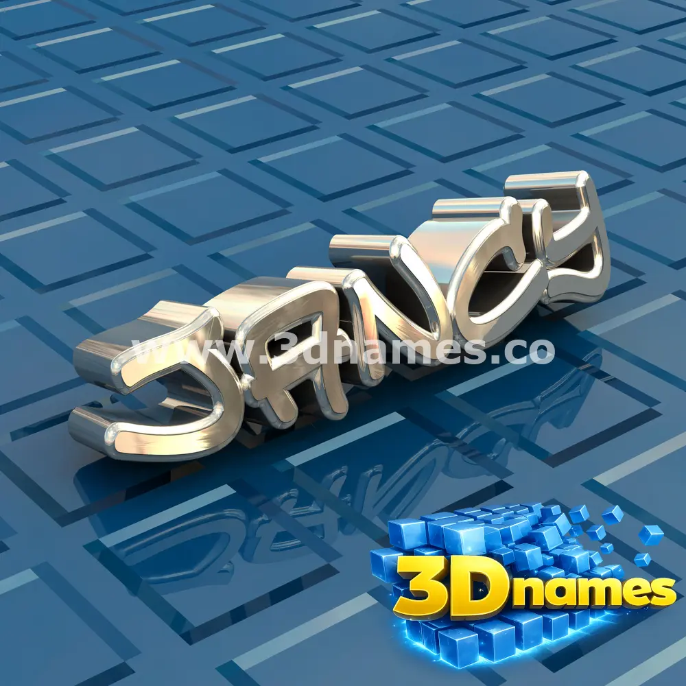 jancy in Blue Bling style - 3D name wallpaper
