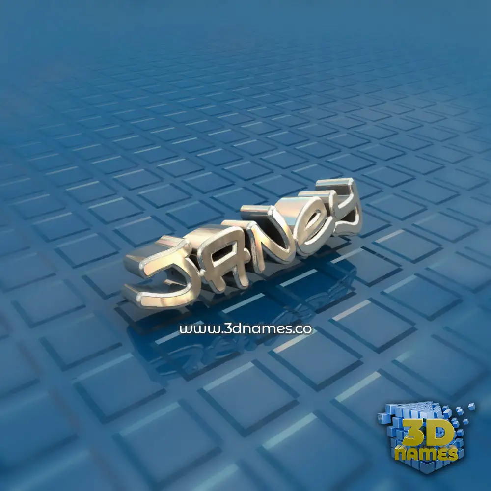 janey in Blue Bling style - 3D name wallpaper