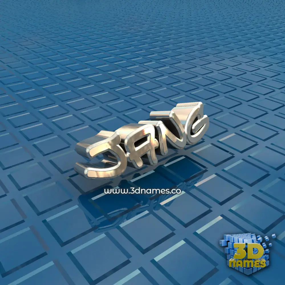 jang in Blue Bling style - 3D name wallpaper