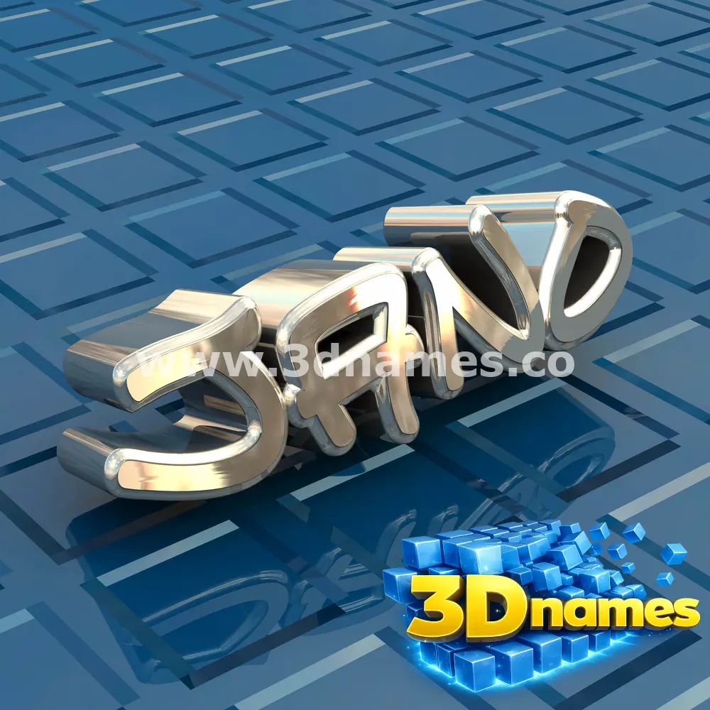 jano in Blue Bling style - 3D name wallpaper