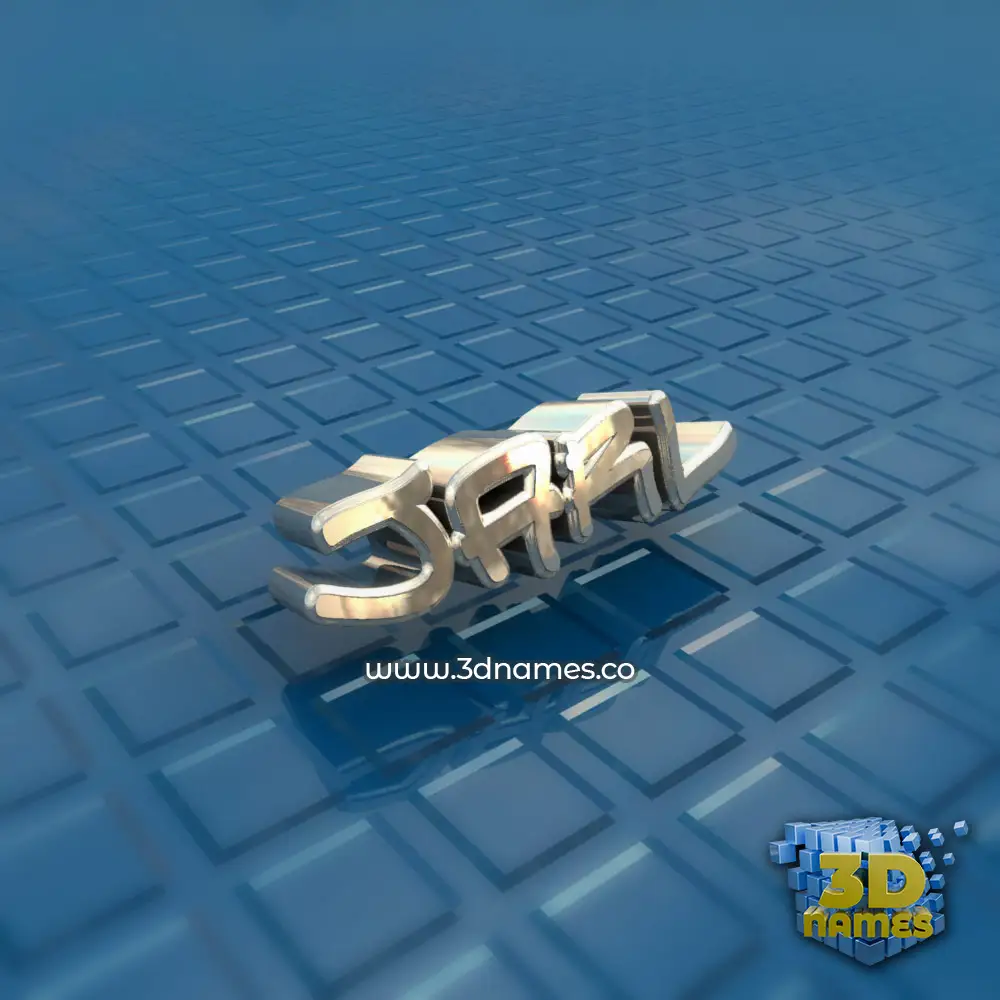 jarl in Blue Bling style - 3D name wallpaper
