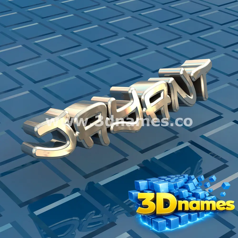 jayant in Blue Bling style - 3D name wallpaper