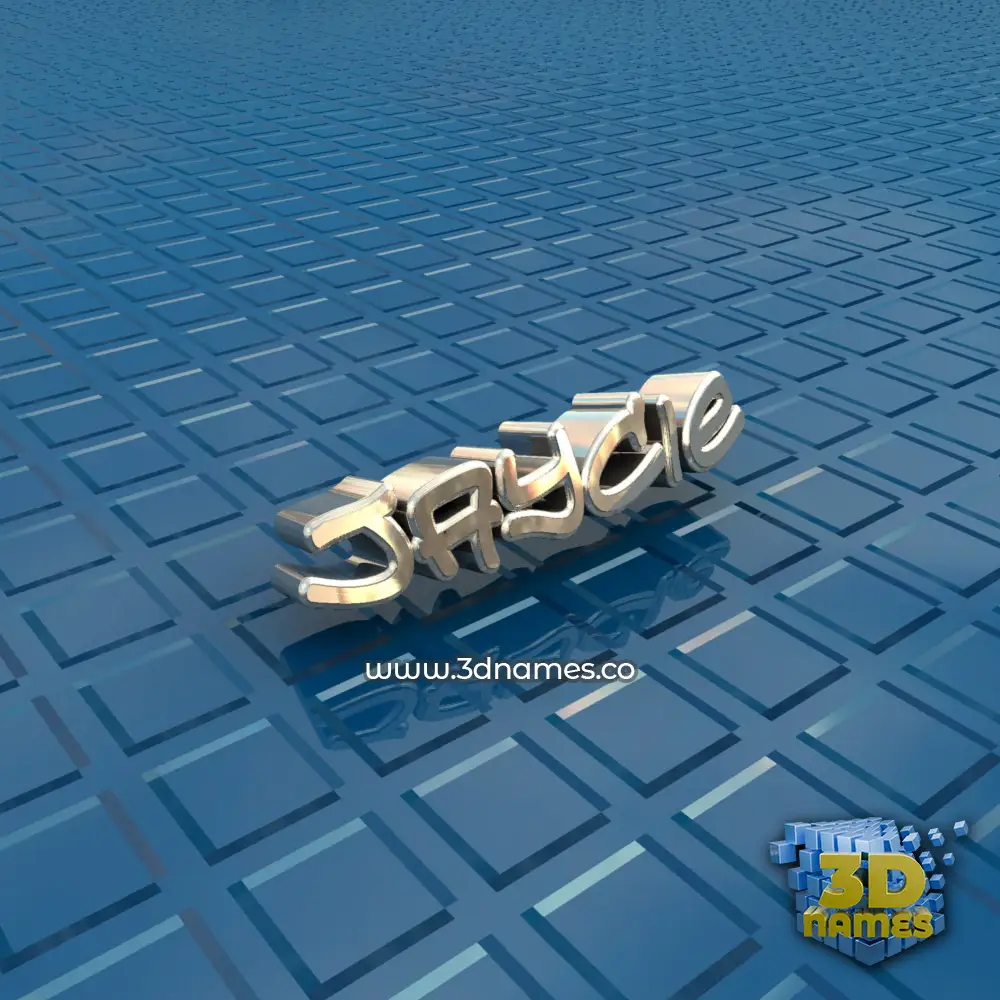 jaycie in Blue Bling style - 3D name wallpaper