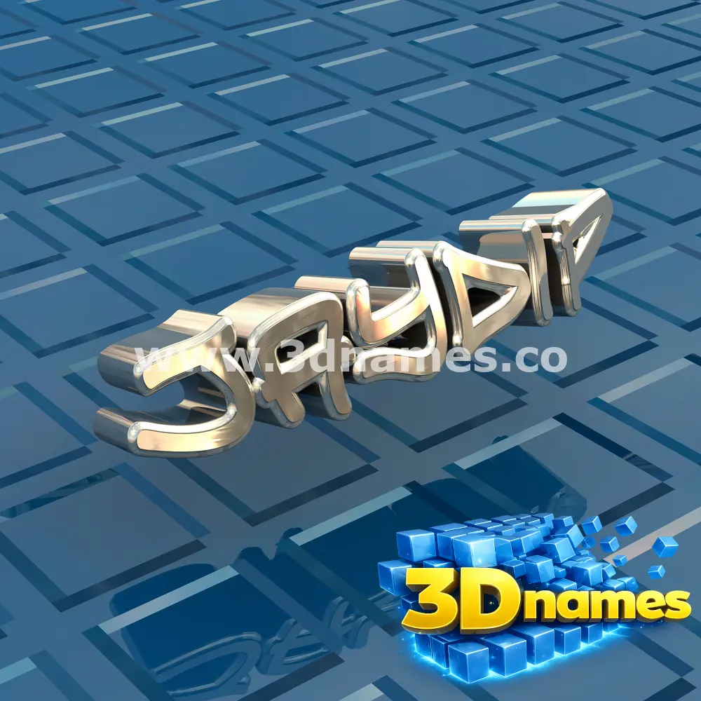 jaydip in Blue Bling style - 3D name wallpaper
