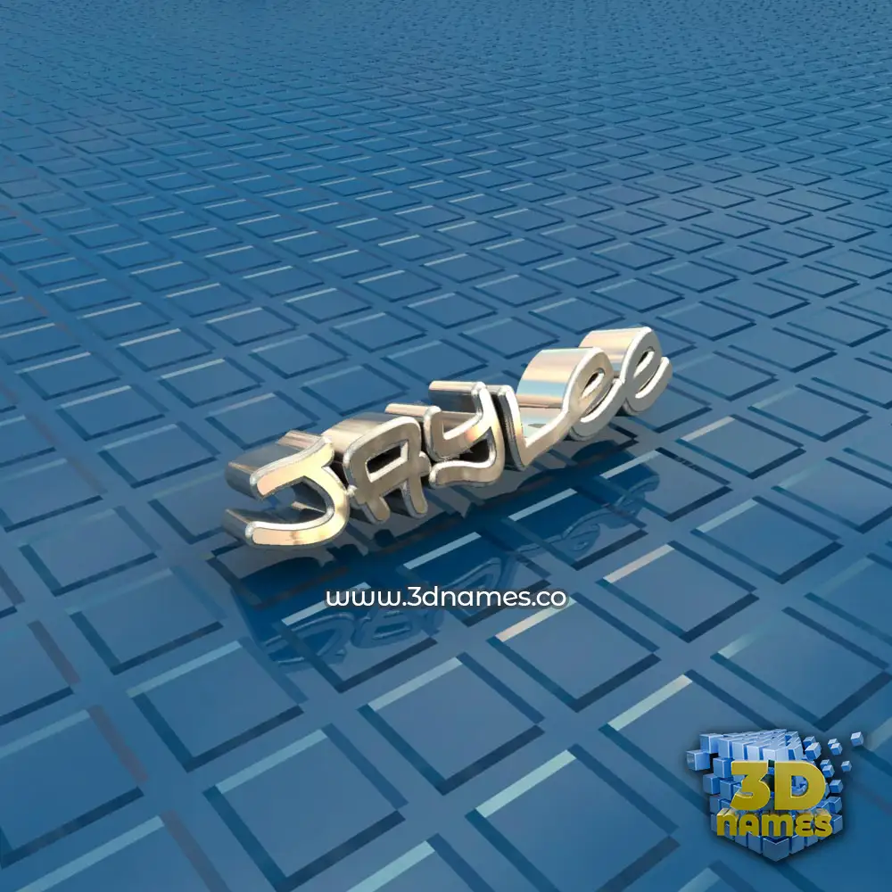 jaylee in Blue Bling style - 3D name wallpaper