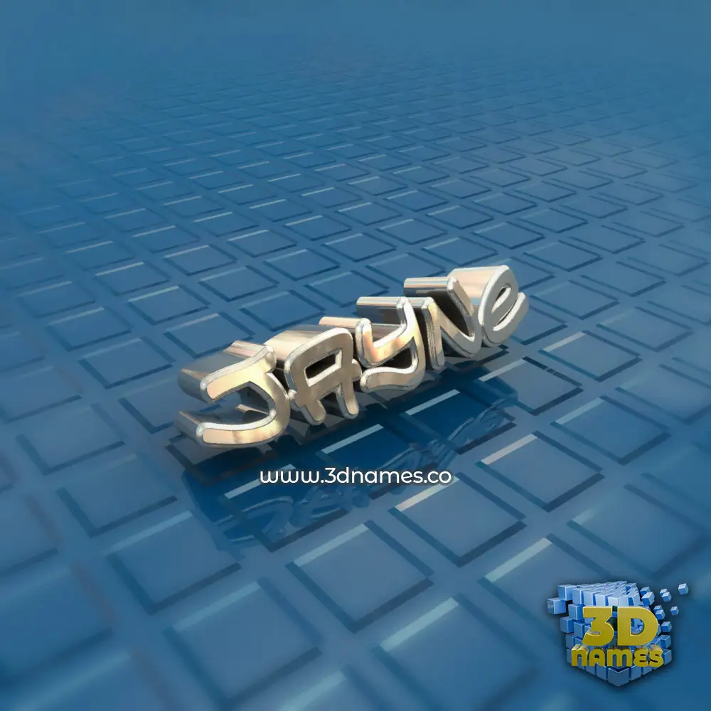 jayne in Blue Bling style - 3D name wallpaper