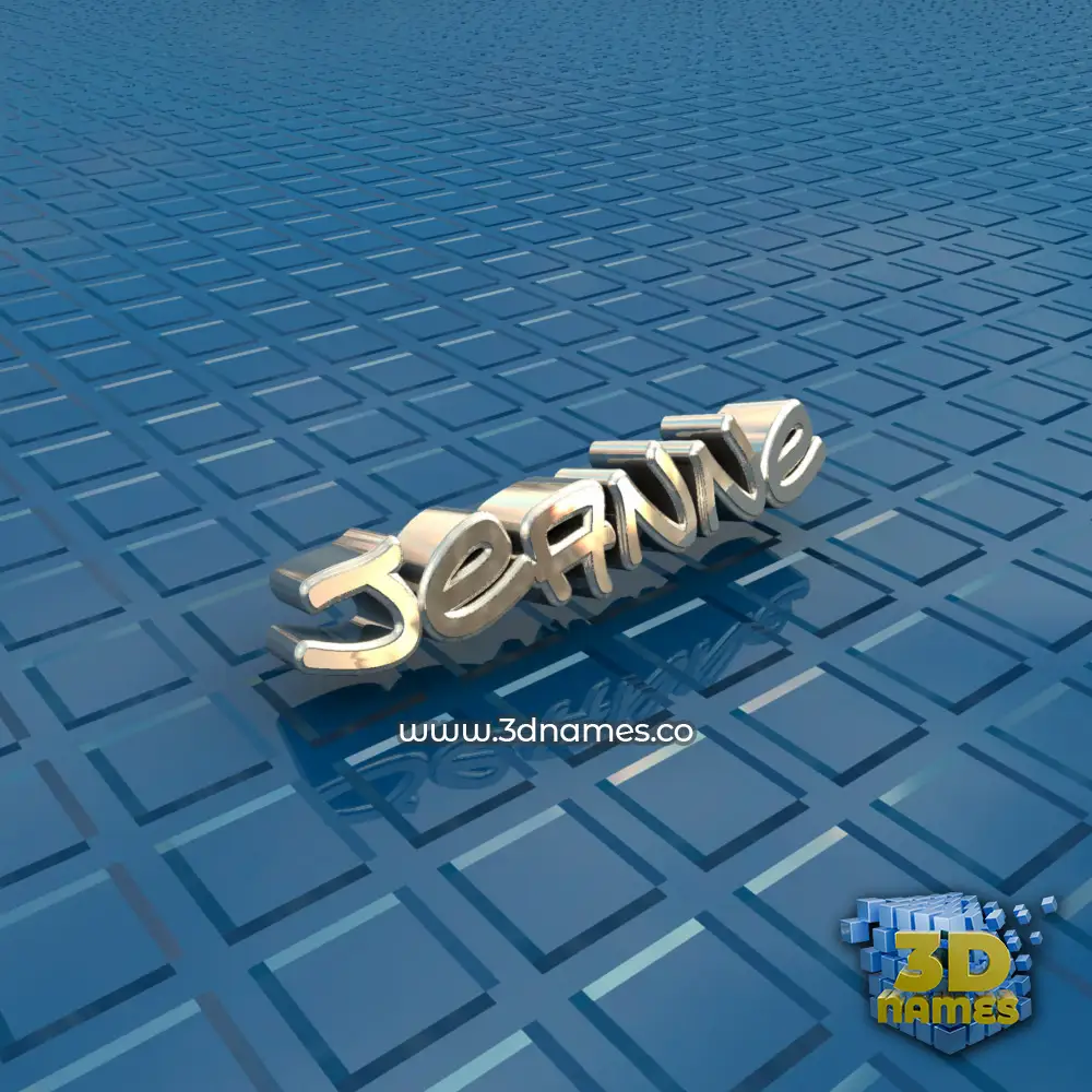 jeanne in Blue Bling style - 3D name wallpaper