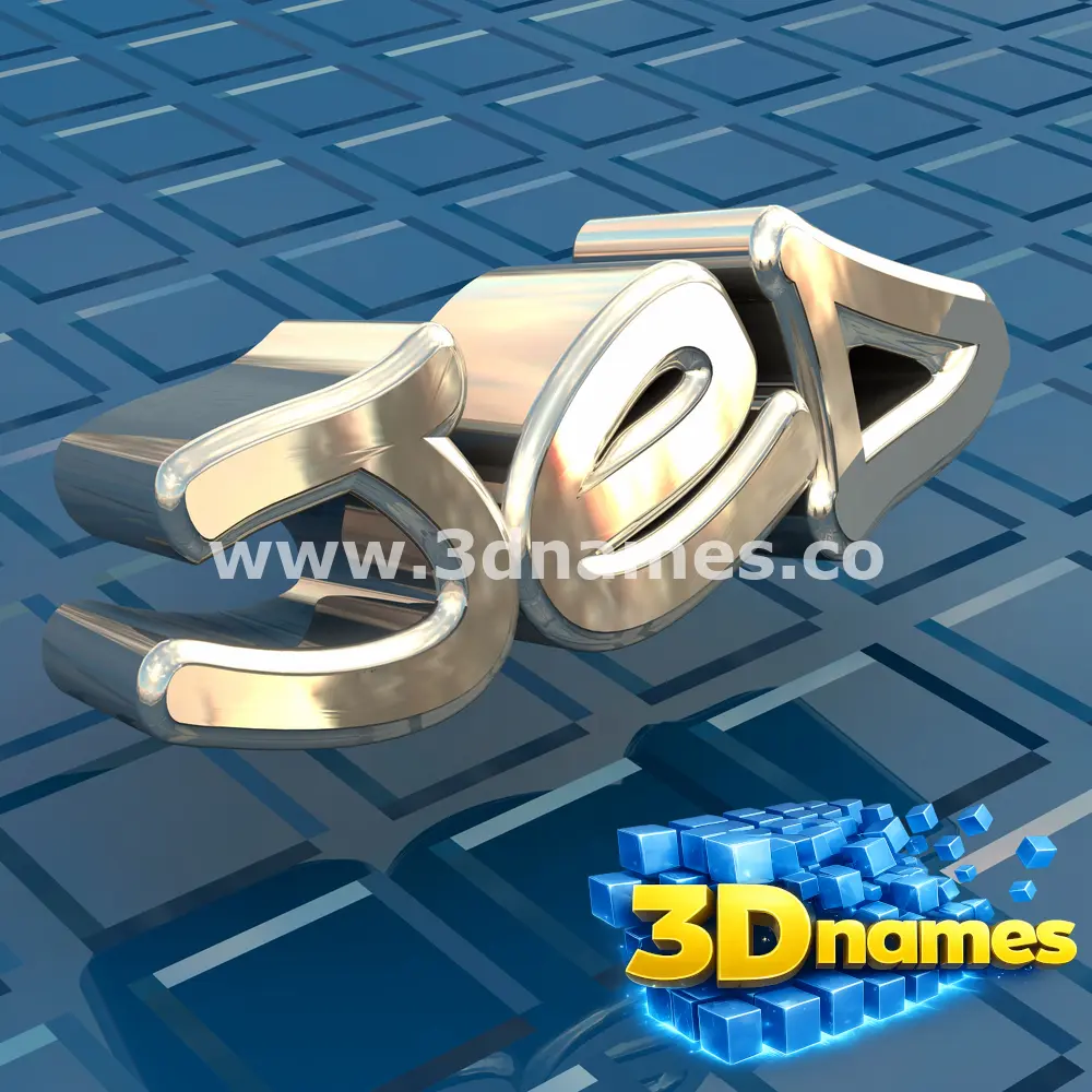 jed in Blue Bling style - 3D name wallpaper