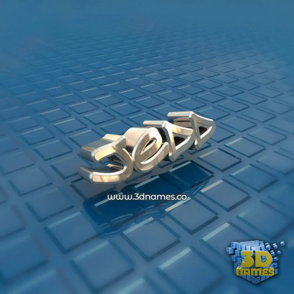 jedd in Blue Bling style - 3D name wallpaper