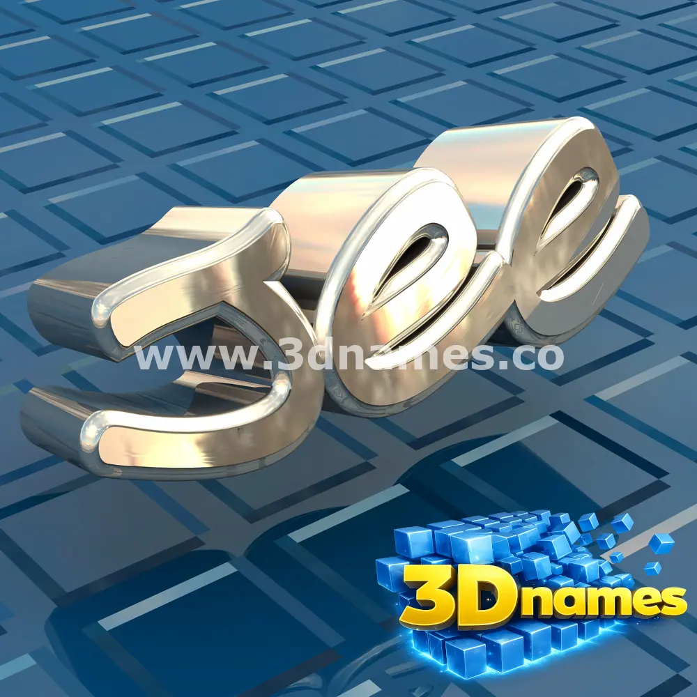 jee in Blue Bling style - 3D name wallpaper