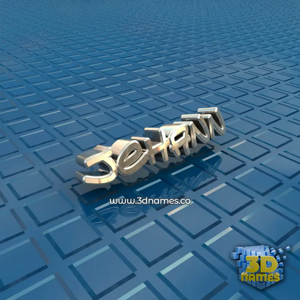 jehann in Blue Bling style - 3D name wallpaper