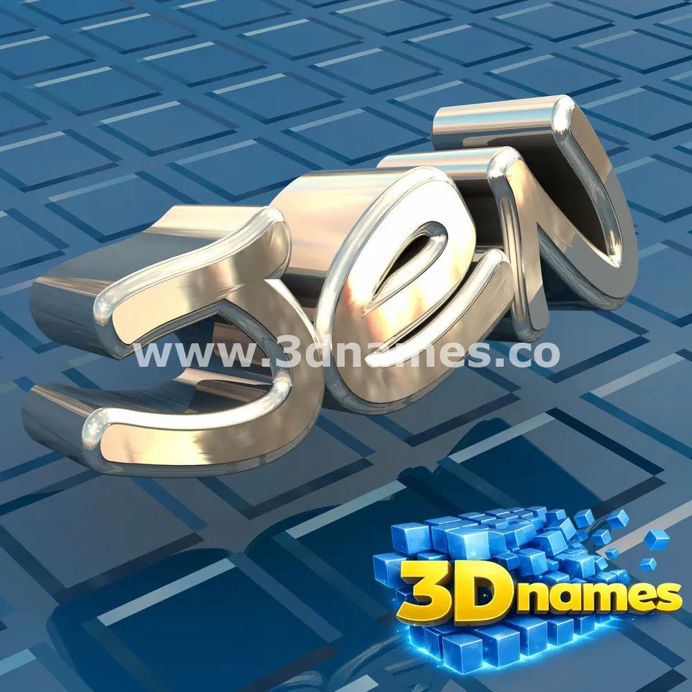 jen in Blue Bling style - 3D name wallpaper
