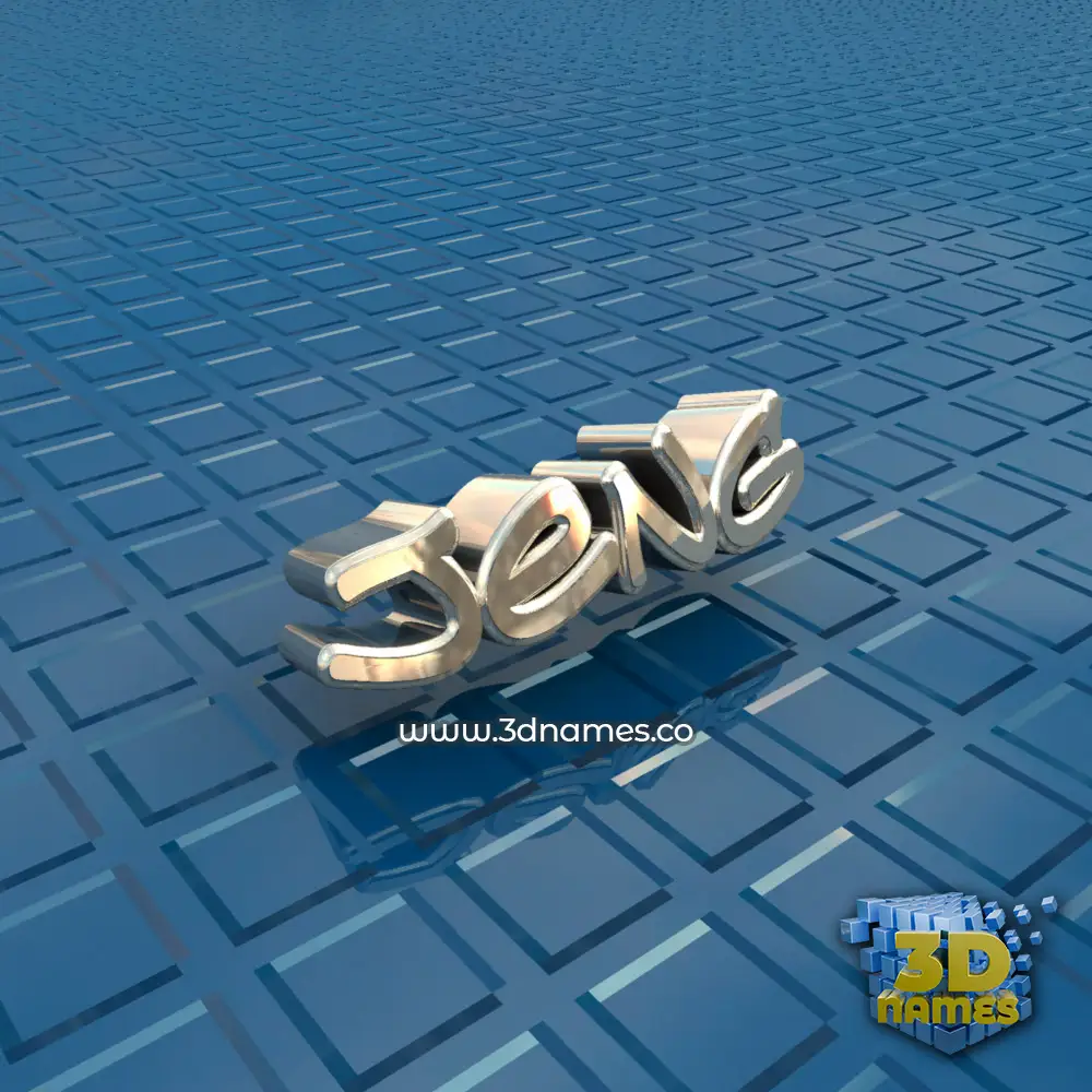 jeng in Blue Bling style - 3D name wallpaper