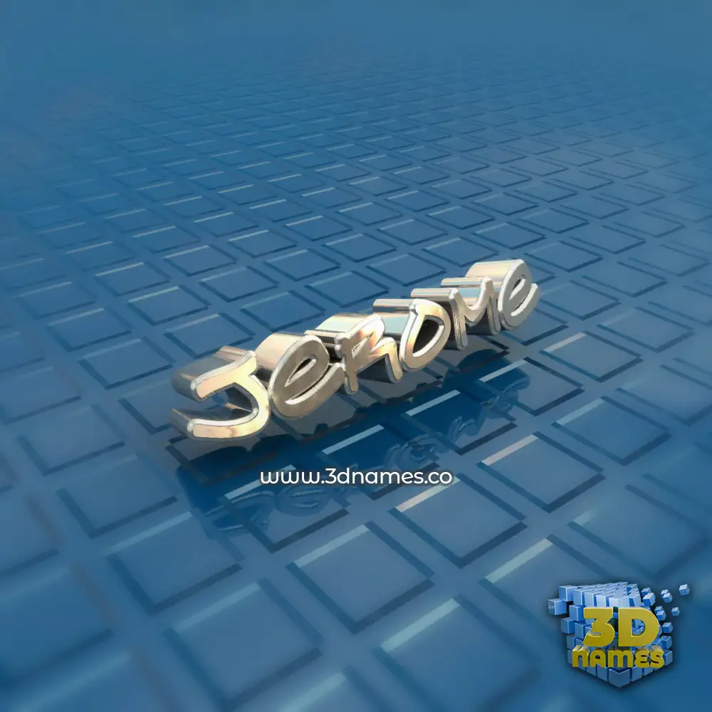 jerome in Blue Bling style - 3D name wallpaper