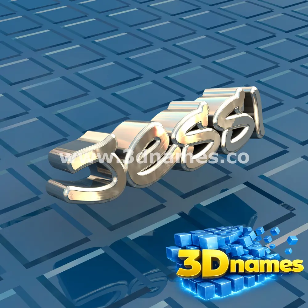 jessi in Blue Bling style - 3D name wallpaper