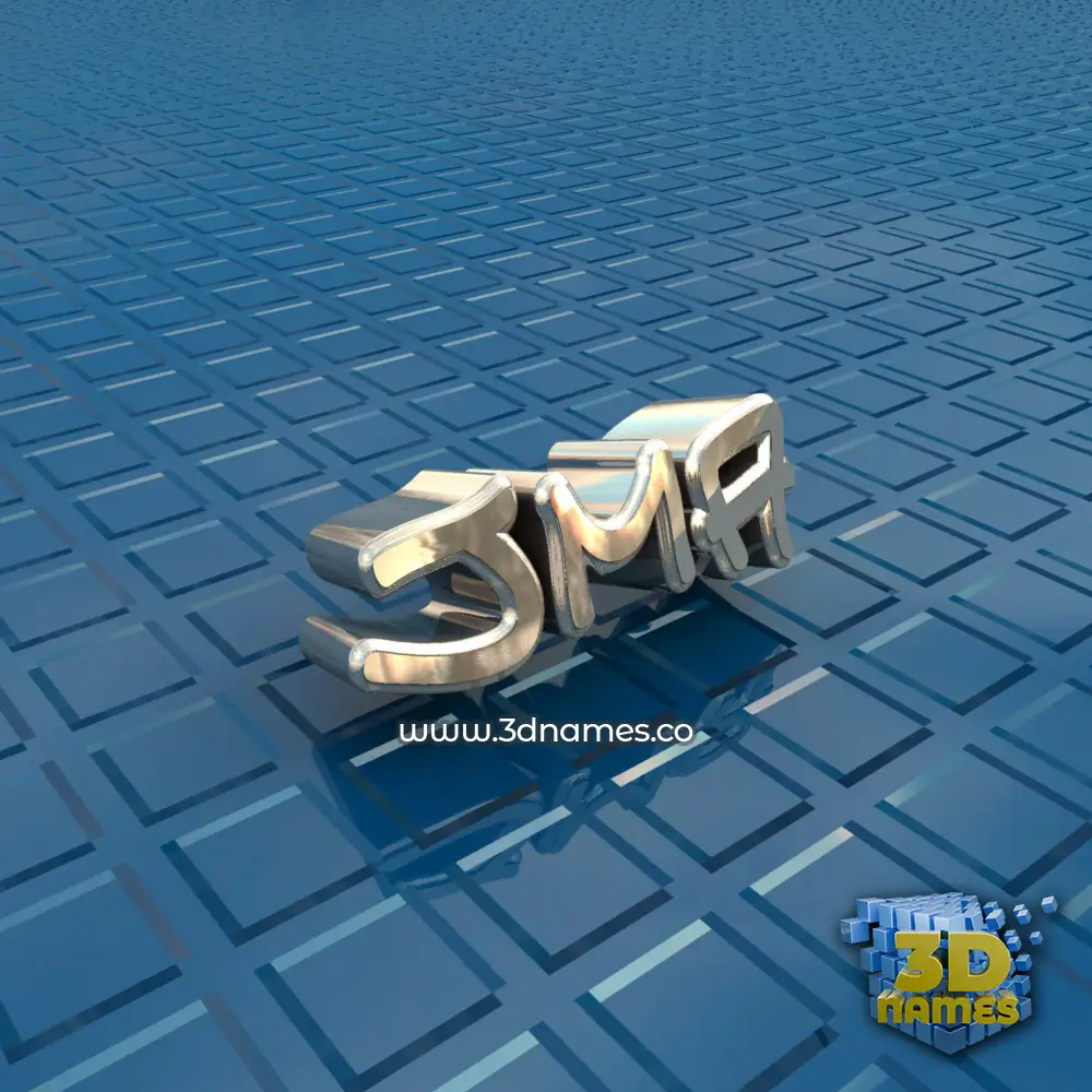 jma in Blue Bling style - 3D name wallpaper