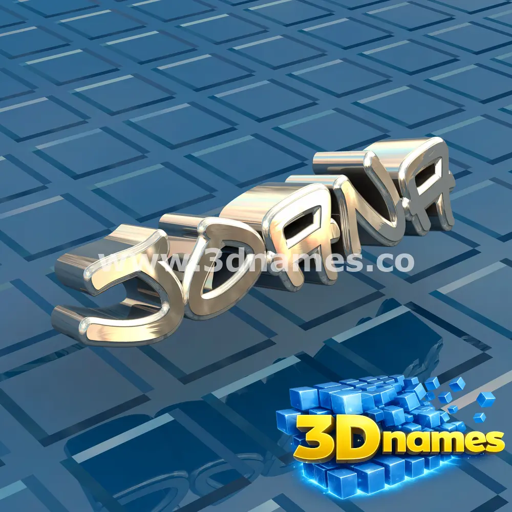 joana in Blue Bling style - 3D name wallpaper