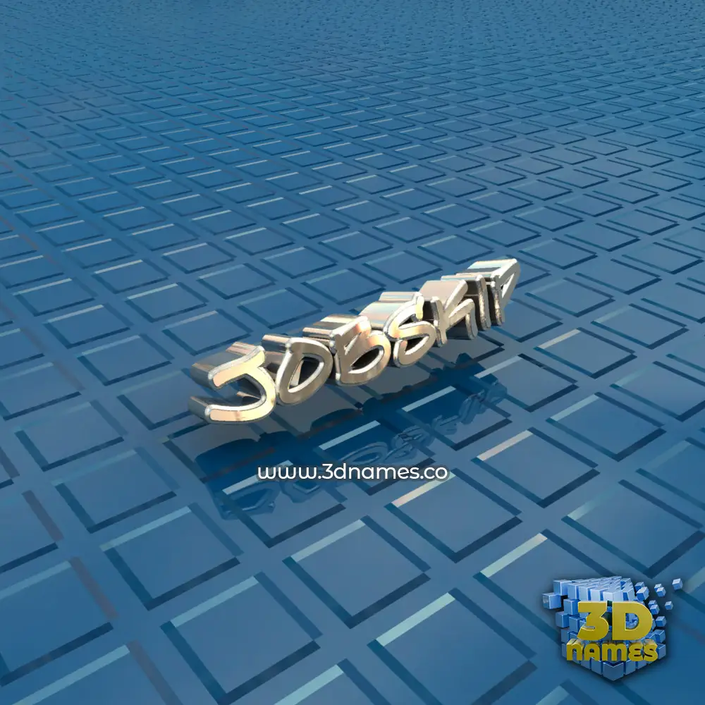jobskip in Blue Bling style - 3D name wallpaper