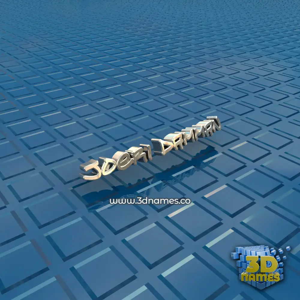 joeri damman in Blue Bling style - 3D name wallpaper